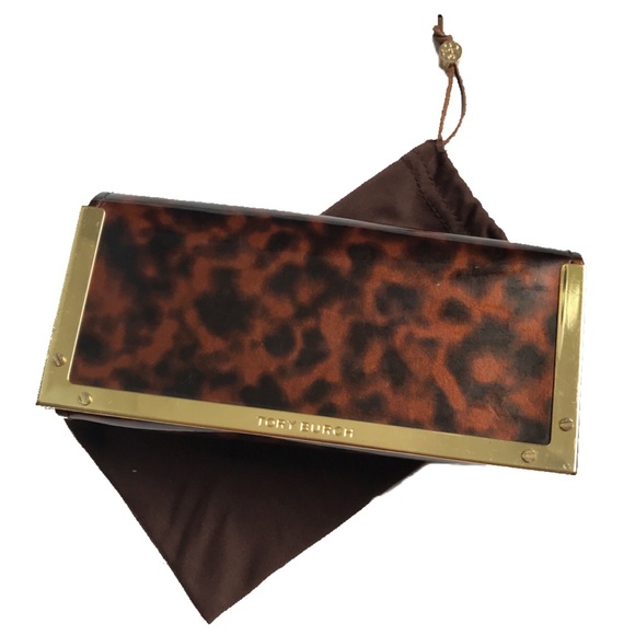 Tory Burch Sunglass Case Tortoise - Picture 2 of 7